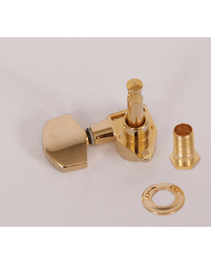 Ibanez 5AMH21C-L acoustic guitar single machine head tuner 1 x left in gold - Discontinued item because partially tarnis