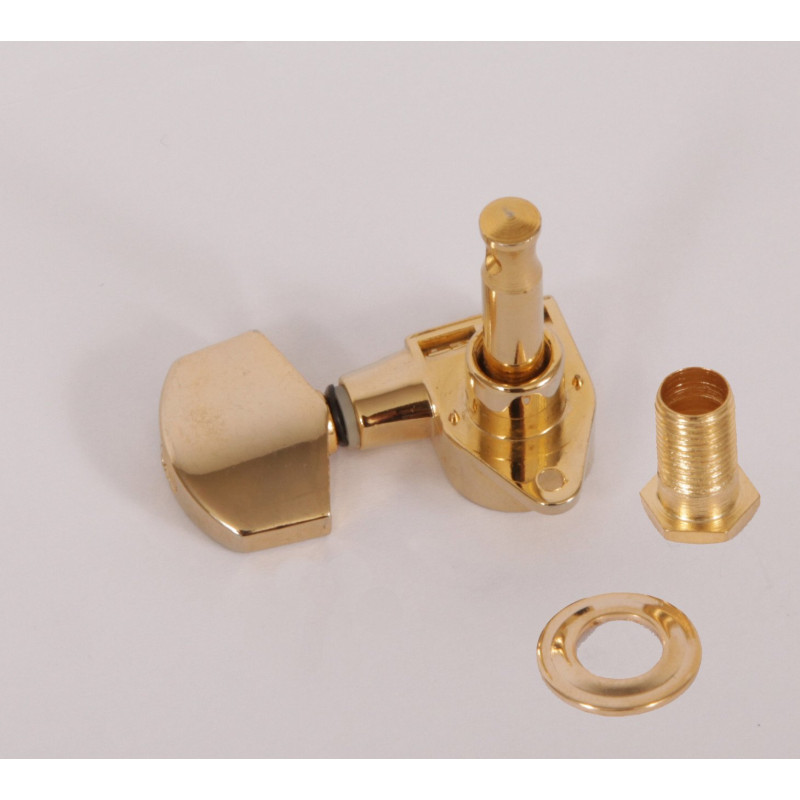 Ibanez 5AMH21C-L acoustic guitar single machine head tuner 1 x left in gold - Discontinued item because partially tarnis