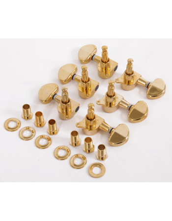 Ibanez 1B-5AMH36D acoustic guitar machine head tuner set - 3 x left/3 x right - gold