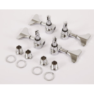Ibanez 1B-5AMH51B bass machine head tuner set - 2 x left/2 x right - chrome