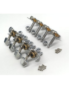 Ibanez 1B-5AMH55N Mandoline Machinehead set - chrome