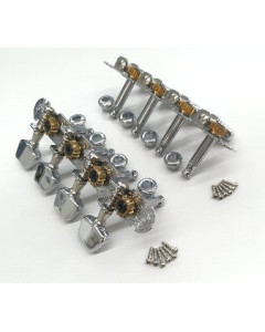 Ibanez 1B-5AMH55N Mandoline Machinehead set - chrome