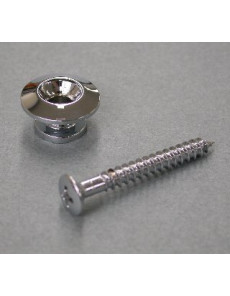 Ibanez 5ASP12F Strap Button - chrome made of metal- for acoustic guitars