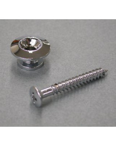 Ibanez 5ASP12F Strap Button - chrome made of metal- for acoustic guitars