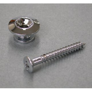 Ibanez 5ASP12F Strap Button - chrome made of metal- for acoustic guitars