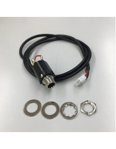 Ibanez 5EJ3Q Output Jack for AEQ-2T 6,3 mm Stereo - chrome