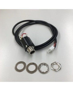 Ibanez 5EJ3Q Output Jack for AEQ-2T 6,3 mm Stereo - chrome