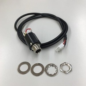 Ibanez 5EJ3Q Output Jack for AEQ-2T 6,3 mm Stereo - chrome