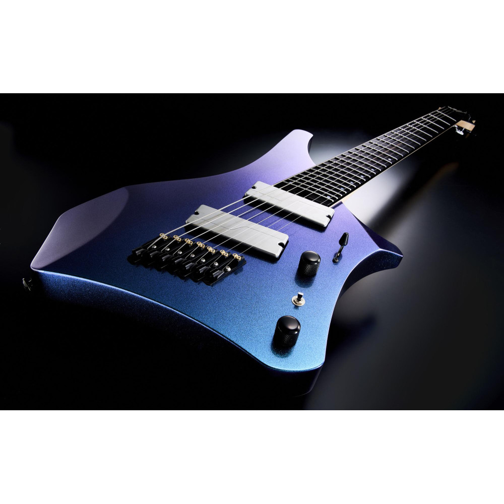 Ibanez A527-IPT Alpha Electric Guitar 7-String Multiscale - Iron Pewter + Gig Bag