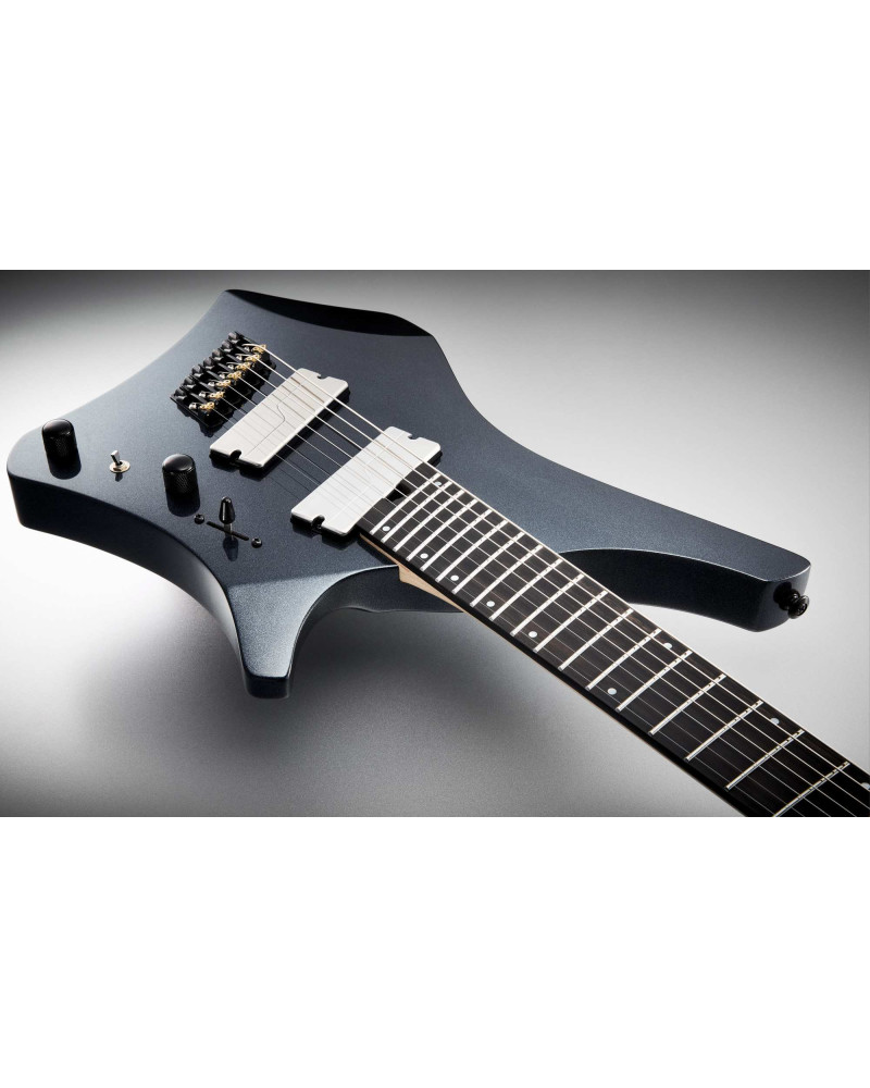 Ibanez A527-IPT Alpha Electric Guitar 7-String Multiscale - Iron Pewter + Gig Bag