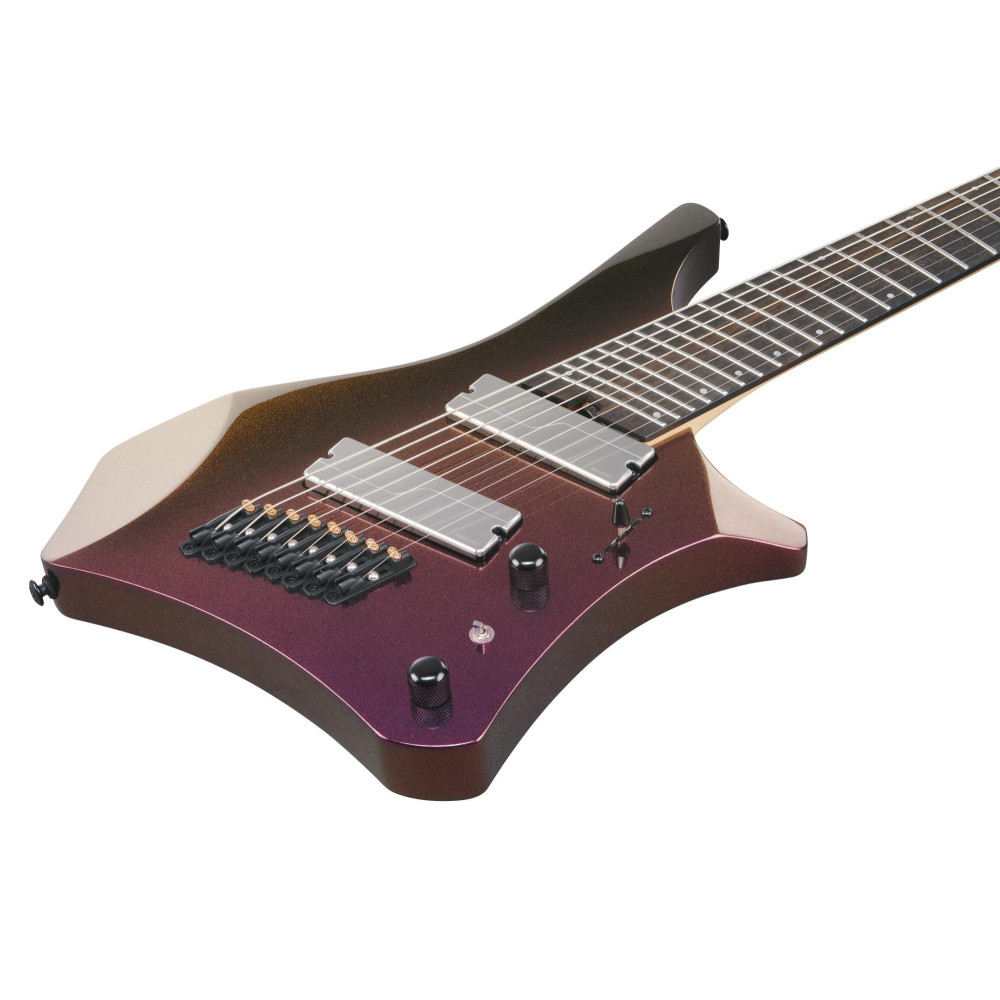Ibanez A528-CMG Alpha Electric Guitar 8-String Multi Scale - Coral Mirage + Gig Bag
