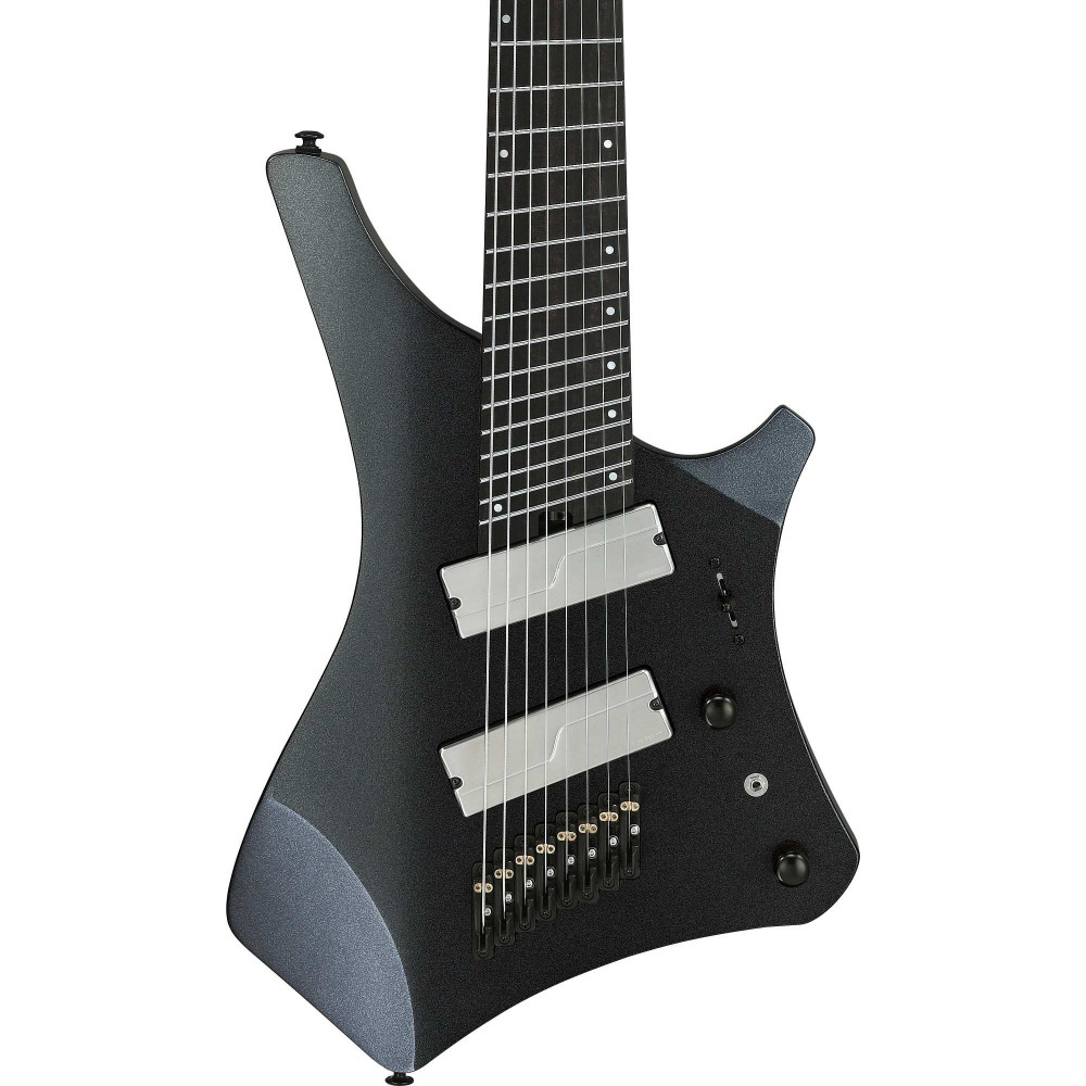 Ibanez A528-IPT Alpha Electric Guitar 8-String Multiscale - Iron Pewter + Gig Bag