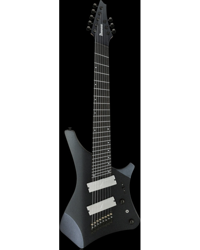 Ibanez A528-IPT Alpha Electric Guitar 8-String Multiscale - Iron Pewter + Gig Bag