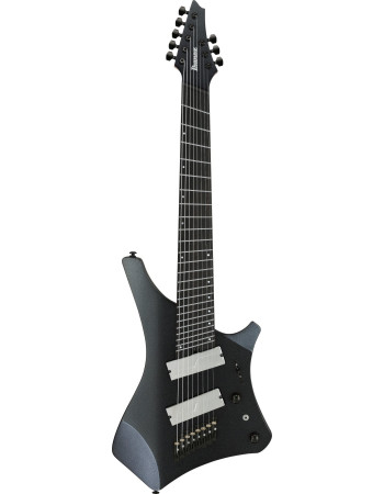 Ibanez A528-IPT Alpha Electric Guitar 8-String Multiscale - Iron Pewter + Gig Bag