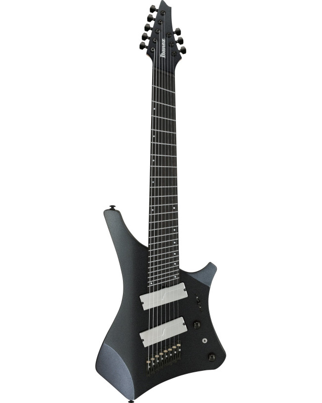 Ibanez A528-IPT Alpha Electric Guitar 8-String Multiscale - Iron Pewter + Gig Bag