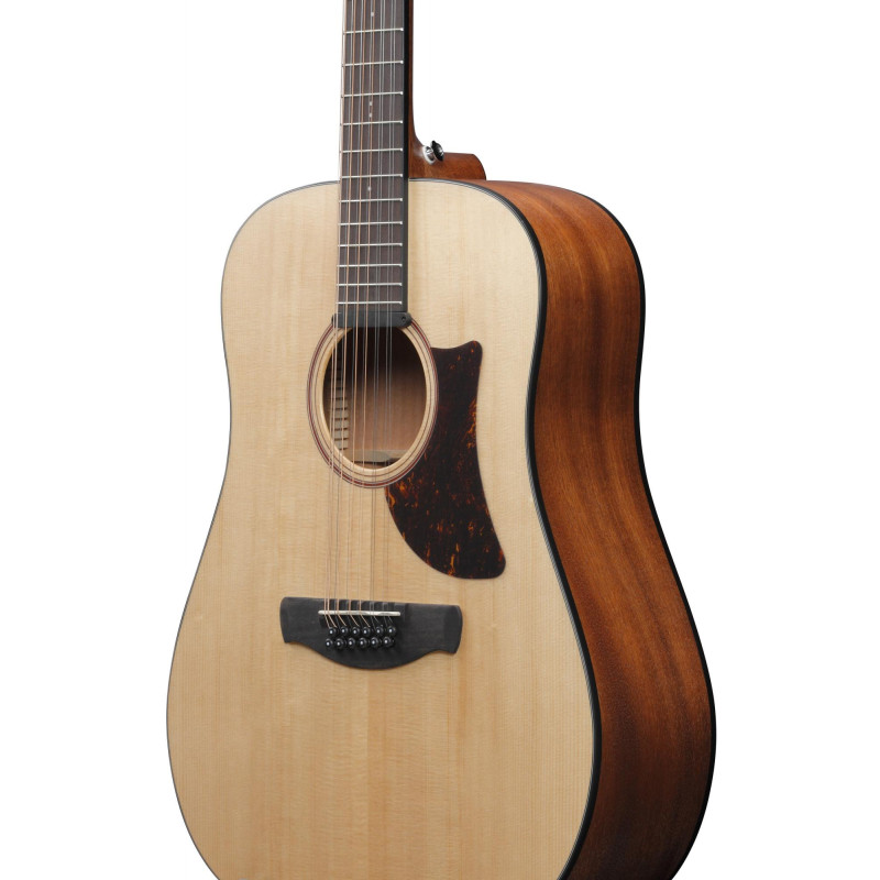Ibanez AAD1012E-OPN Advanced Acoustic AAD Acoustic Guitar 12-String - Open Pore Natural