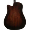 Ibanez AAD361CE-TKR Advanced Acoustic AAD Acoustic Guitar 6-String - Transparent Black High Gloss Top, Bourbon Burst Back & Side