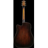 Ibanez AAD361CE-TKR Advanced Acoustic AAD Acoustic Guitar 6-String - Transparent Black High Gloss Top, Bourbon Burst Back & Side
