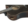 Ibanez AAD361CE-TKR Advanced Acoustic AAD Acoustic Guitar 6-String - Transparent Black High Gloss Top, Bourbon Burst Back & Side