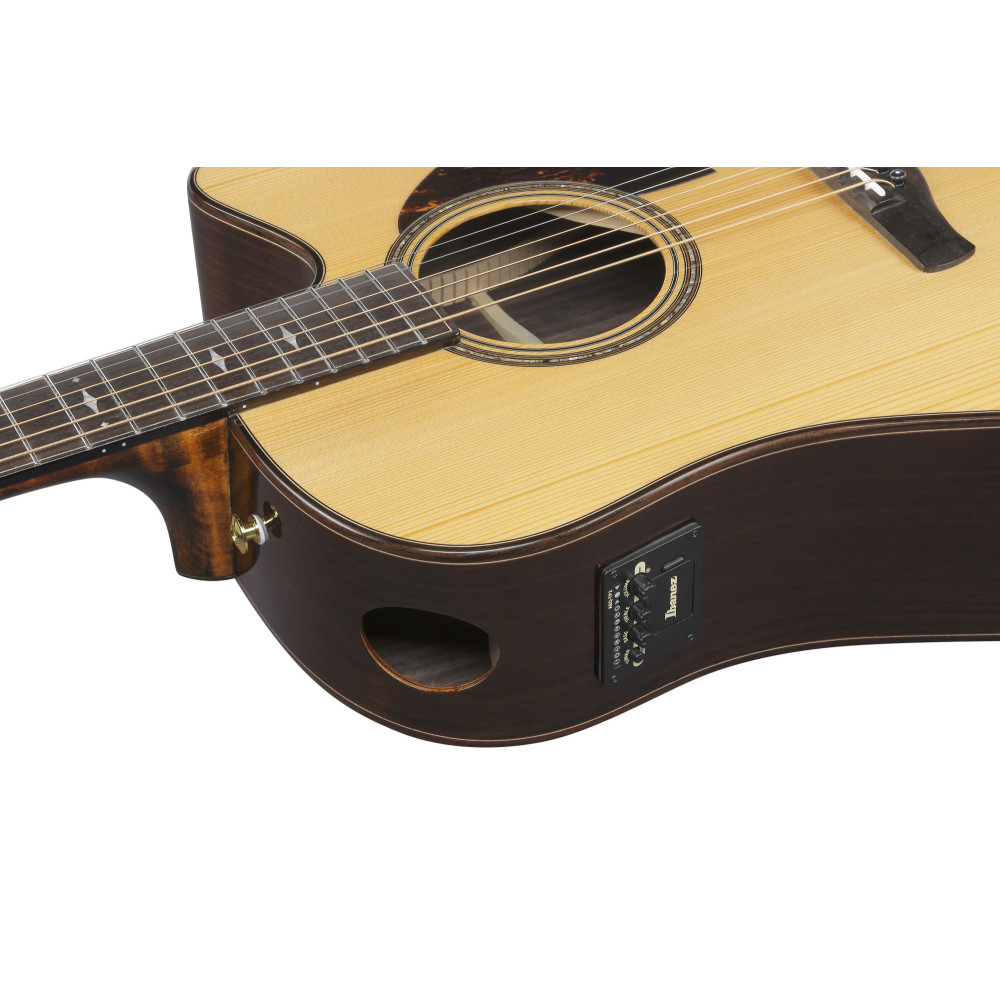 Ibanez AAD381CE-NT Advanced Acoustic AAD Acoustic Guitar 6-String - Natural High Gloss