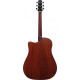 Ibanez AAD400CE-LGS Platinum Collection Acoustic Guitar 6 String - Natural Low Gloss + Case