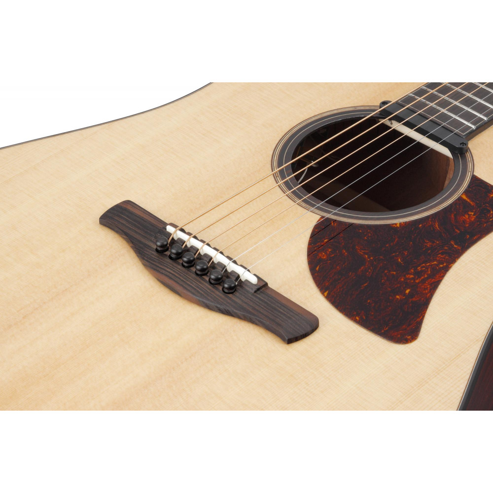 Ibanez AAD400CE-LGS Platinum Collection Acoustic Guitar 6 String - Natural Low Gloss + Case
