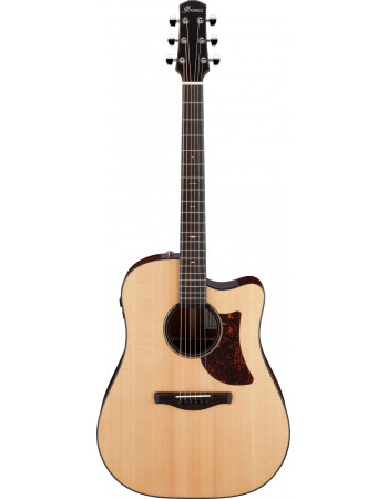 Ibanez AAD400CE-LGS Platinum Collection Acoustic Guitar 6 String - Natural Low Gloss + Case