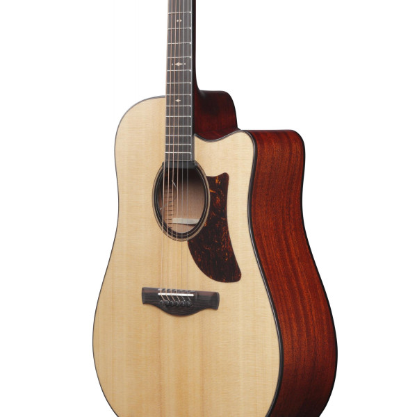 Ibanez AAD400CE-LGS Platinum Collection Acoustic Guitar 6 String - Natural Low Gloss + Case