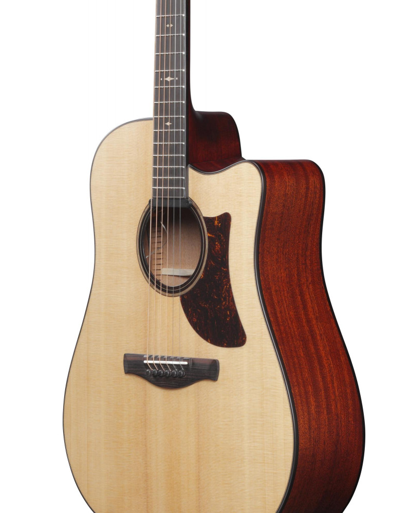 Ibanez AAD400CE-LGS Platinum Collection Acoustic Guitar 6 String - Natural Low Gloss + Case