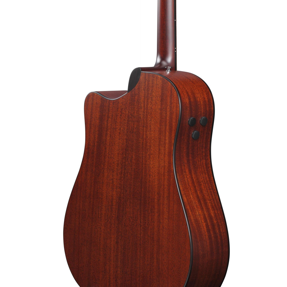 Ibanez AAD400CE-LGS Platinum Collection Acoustic Guitar 6 String - Natural Low Gloss + Case