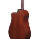 Ibanez AAD400CE-LGS Platinum Collection Acoustic Guitar 6 String - Natural Low Gloss + Case