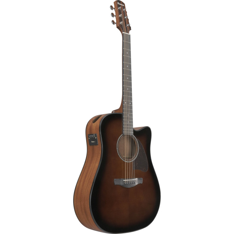 Ibanez AAD51CE-DVS Advanced Acoustic AAD Acoustic Guitar 6-String - Dark Violin Sunburst High Gloss
