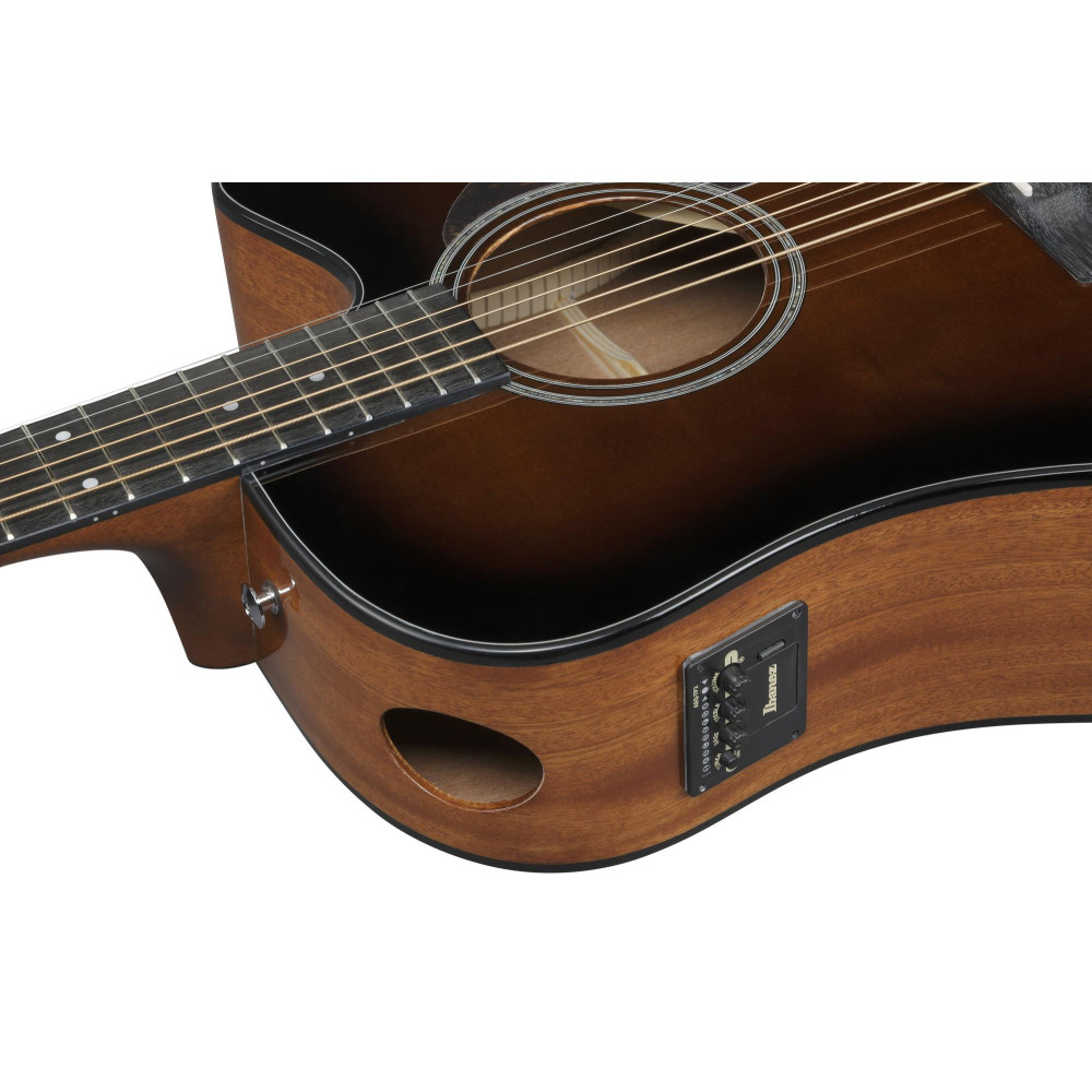 Ibanez AAD51CE-DVS Advanced Acoustic AAD Acoustic Guitar 6-String - Dark Violin Sunburst High Gloss