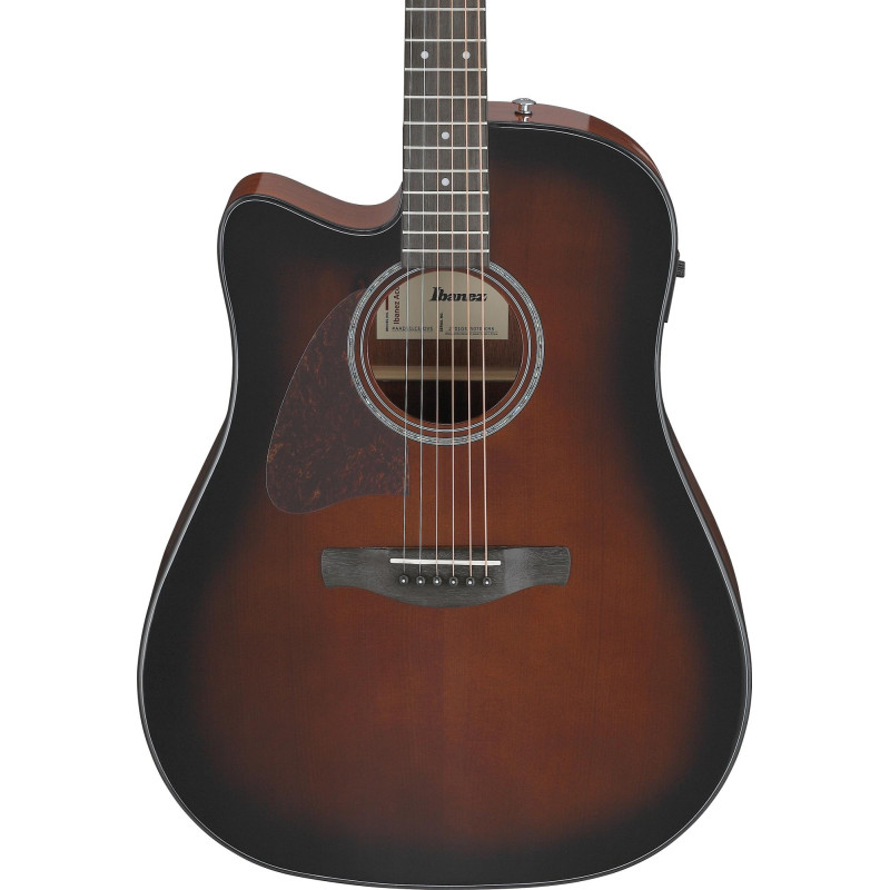 Ibanez AAD51LCE-DVS Advanced Acoustic AAD Acoustic Guitar 6-String Lefty - Dark Violin Sunburst High Gloss