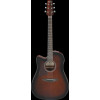 Ibanez AAD51LCE-DVS Advanced Acoustic AAD Acoustic Guitar 6-String Lefty - Dark Violin Sunburst High Gloss