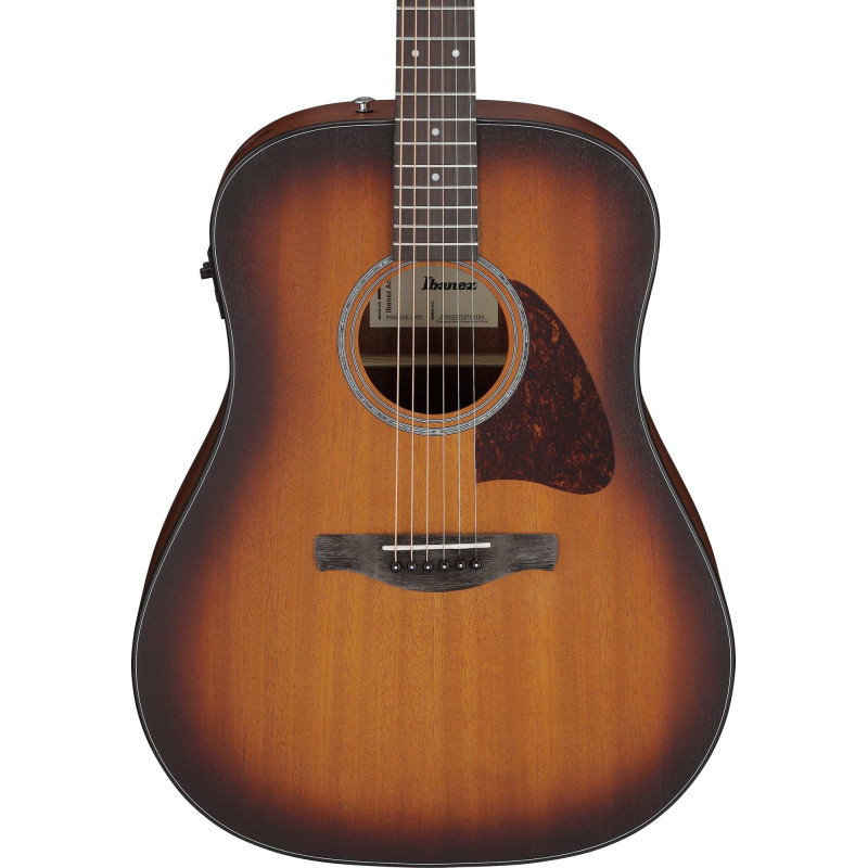 Ibanez AAD54E-OMH Advanced Acoustic AAD Acoustic Guitar 6-String - Open Pore Mahogany Sunburst