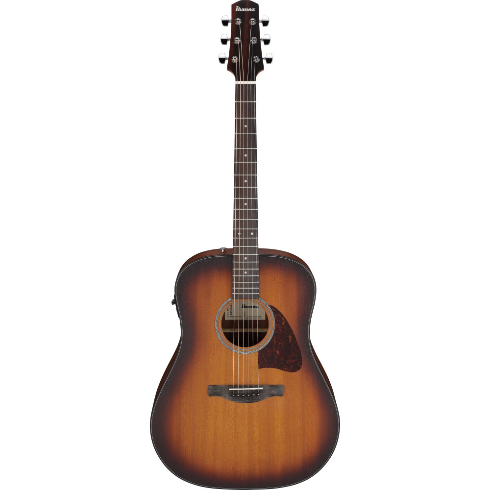 Ibanez AAD54E-OMH Advanced Acoustic AAD Acoustic Guitar 6-String - Open Pore Mahogany Sunburst