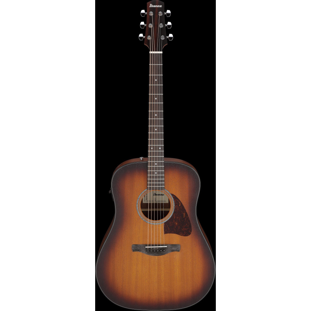 Ibanez AAD54E-OMH Advanced Acoustic AAD Acoustic Guitar 6-String - Open Pore Mahogany Sunburst