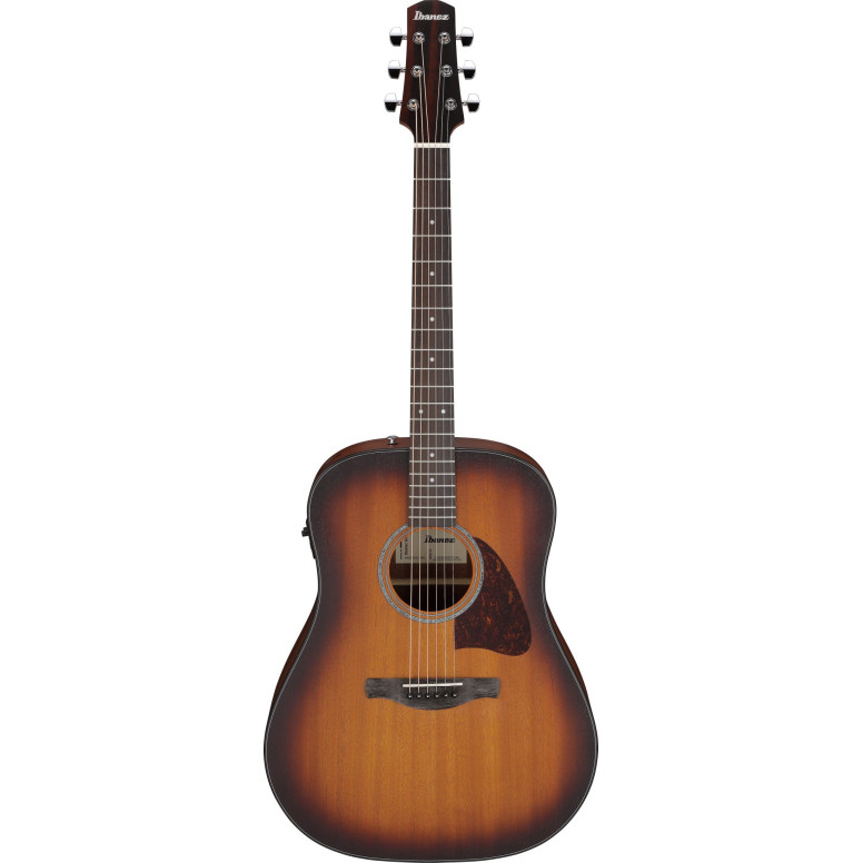 Ibanez AAD54E-OMH Advanced Acoustic AAD Acoustic Guitar 6-String - Open Pore Mahogany Sunburst