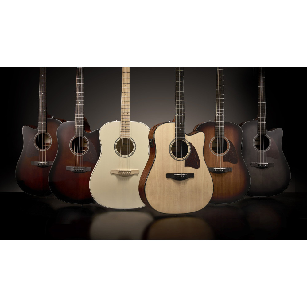 Ibanez AAD77M1E-OAW Advanced Acoustic AAD Acoustic Guitar 6-String - Open Pore Antique White