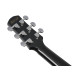 Ibanez AAM100E-BK Advanced Acoustic AAM Acoustic Guitar 6-String - Black High Gloss