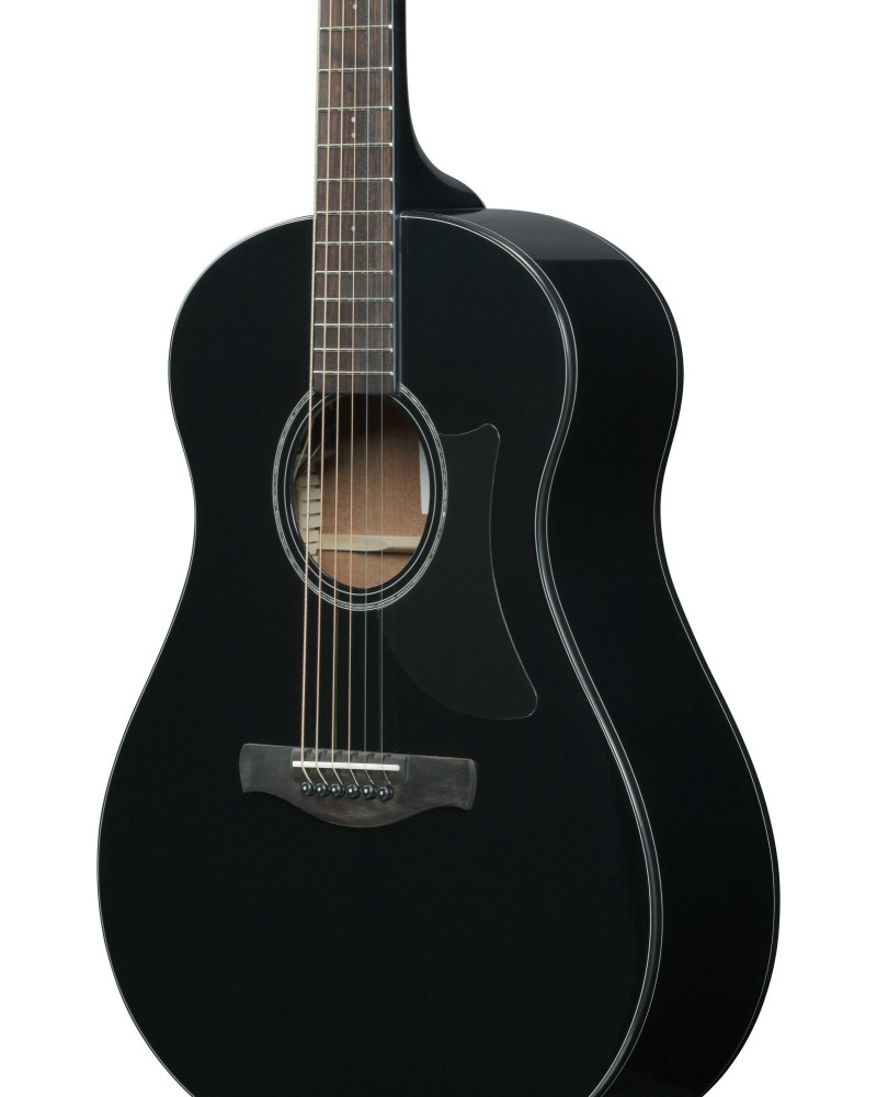 Ibanez AAM100E-BK Advanced Acoustic AAM Acoustic Guitar 6-String - Black High Gloss