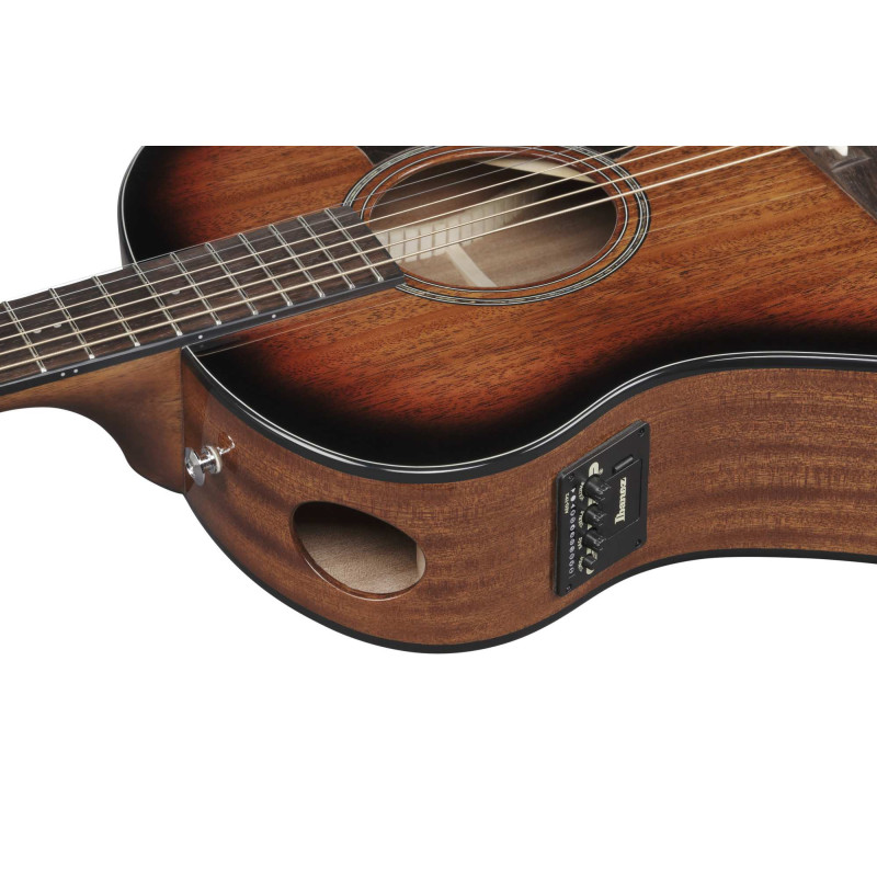 Ibanez AAM140E-MHS Advanced Acoustic AAM Acoustic Guitar 6-String - Mahogany Sunburst High Gloss