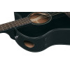 Ibanez AAM340CE-RUB Advanced Acoustic AAM Acoustic Guitar 6-String - Rustic Black High Gloss