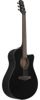 Ibanez AAM340CE-RUB Advanced Acoustic AAM Acoustic Guitar 6-String - Rustic Black High Gloss