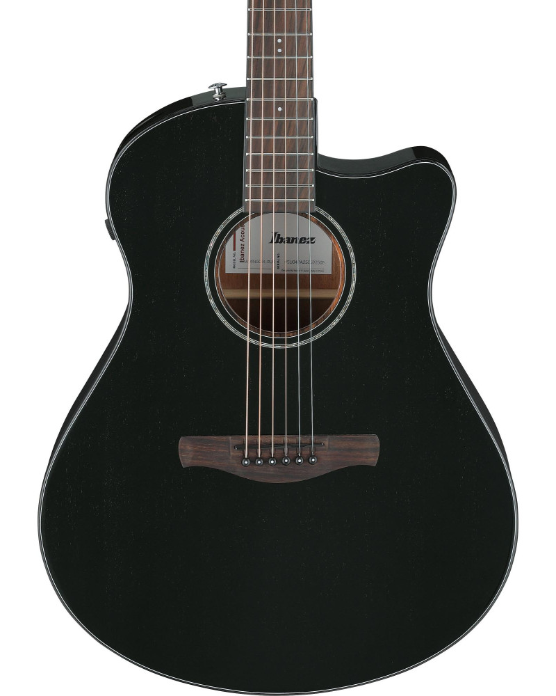 Ibanez AAM340CE-RUB Advanced Acoustic AAM Acoustic Guitar 6-String - Rustic Black High Gloss