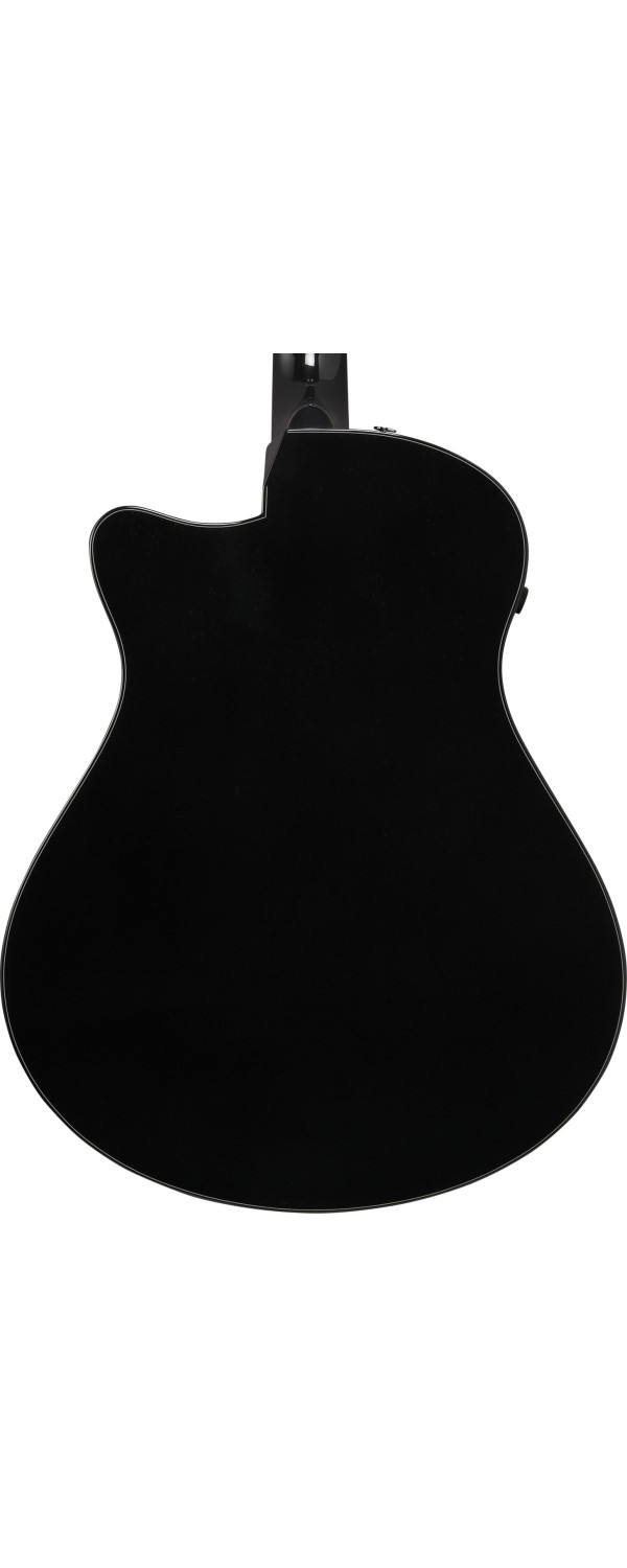 Ibanez AAM340CE-RUB Advanced Acoustic AAM Acoustic Guitar 6-String - Rustic Black High Gloss