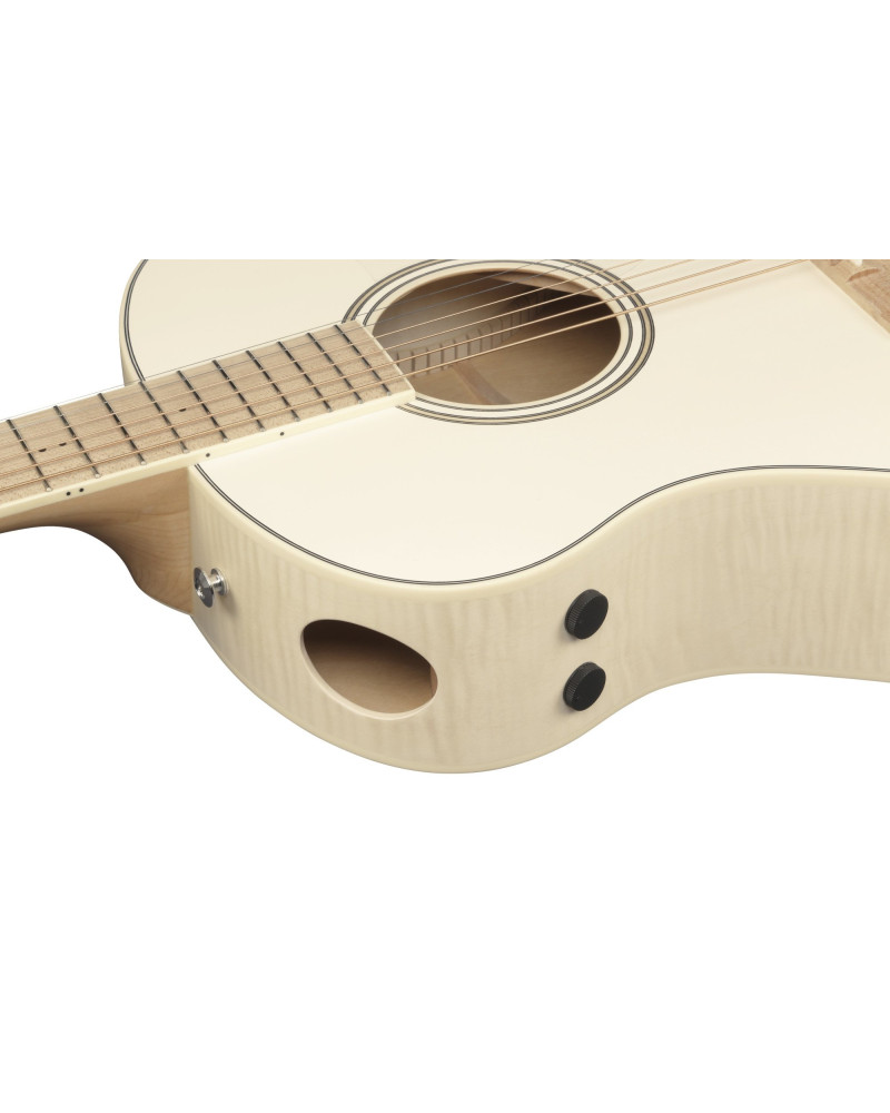Ibanez AAM370E-OAW Advanced Acoustic AAM Acoustic Guitar 6-String - Open Pore Antique White