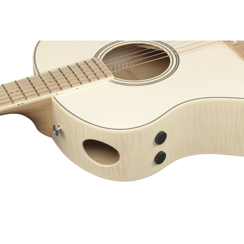 Ibanez AAM370E-OAW Advanced Acoustic AAM Acoustic Guitar 6-String - Open Pore Antique White