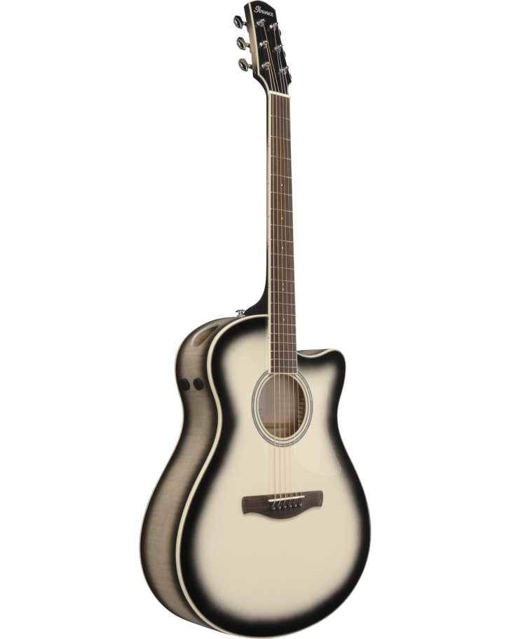 Ibanez AAM370M1CETPA Advanced Acoustic AAM Acoustic Guitar 6-String - Transparent Panda High Gloss